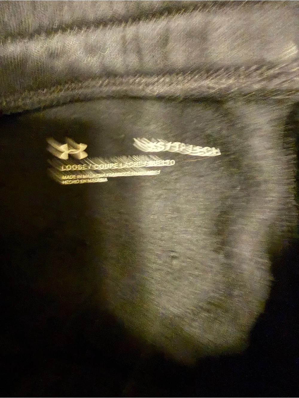 Under Armour Black Joggers with White Drawcord